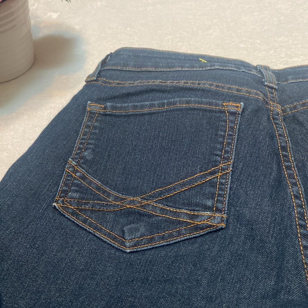 NYDJ Size 6P MARILYN STRAIGHT Blue Jeans - Picture 11 of 12